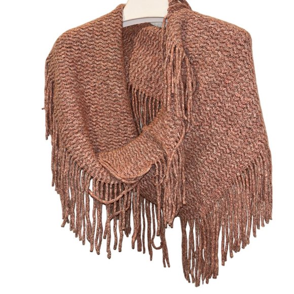 Eyeful CHENILLE champagne beige all trim infinity scarf - Picture 4 of 4
